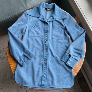 Vintage Jack Winter Women's Button Up Top Shirt Blouse circa 1960s 1970s